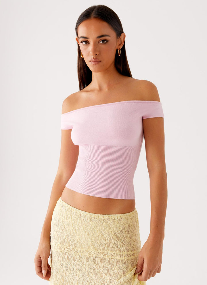 Damer Off-Shoulder Rippetopp Skjora