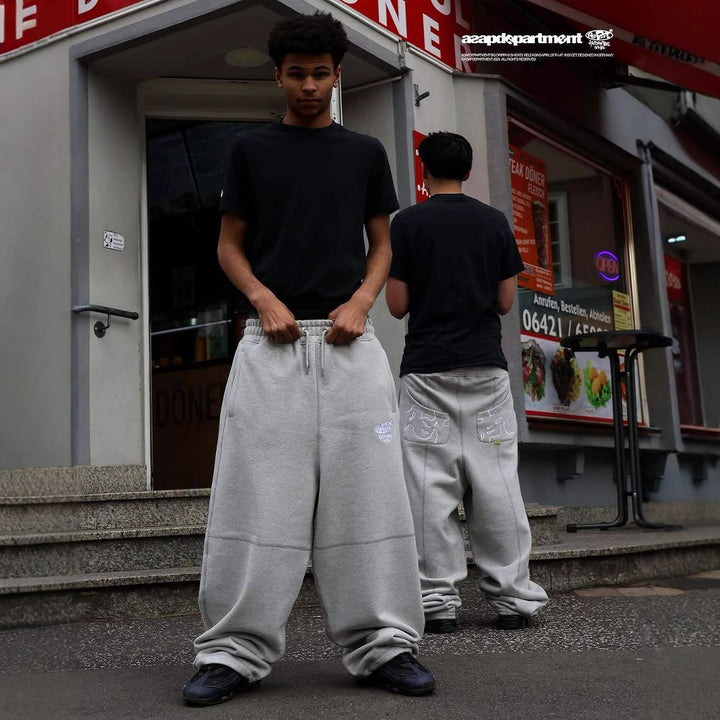Dame sweatpants med innovativt design og trendy glidelåsdetalj Skjora