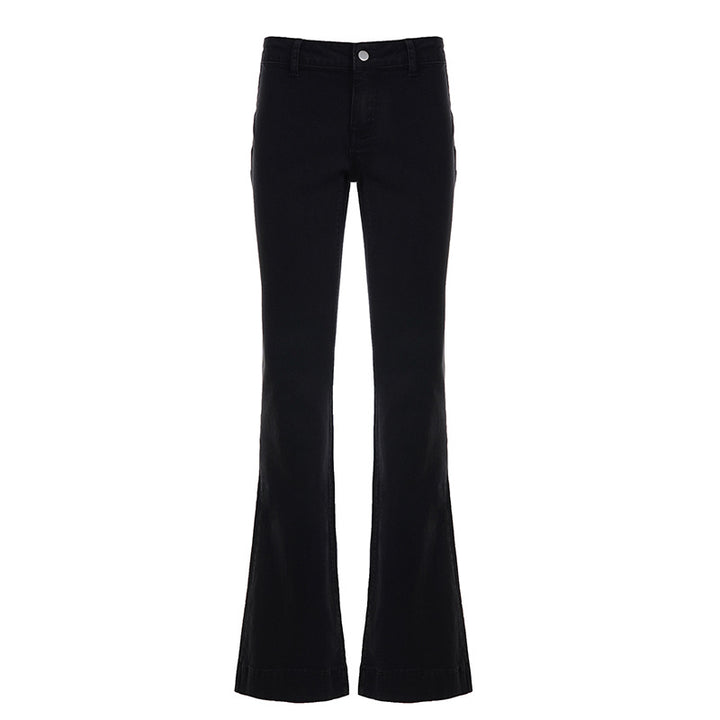 Dame Flared Jeans i tidløs design med høy midje Skjora