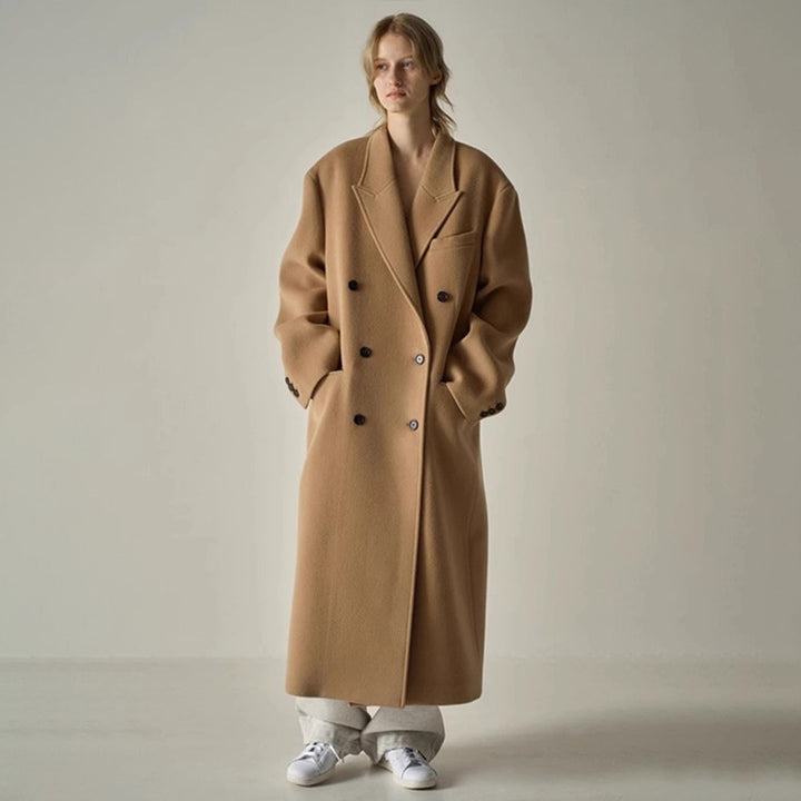 Dame Elegant og oversized ullkapp Skjora