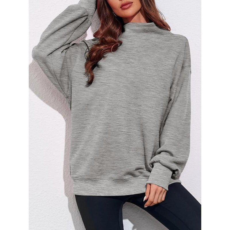 Kvinner Oversized Turtleneck Genser Skjora