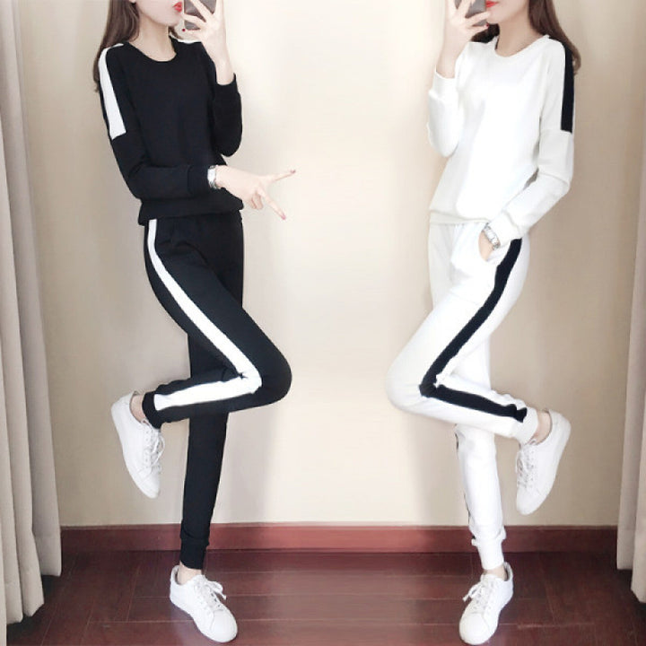Kvinnelig Sporty Sweatset Skjora