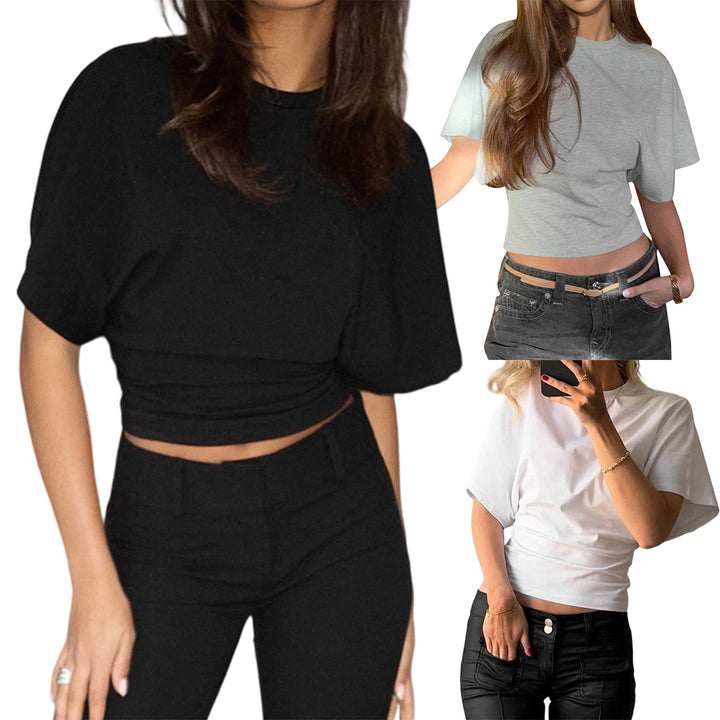 Damer avslappet Crop-Top Skjora