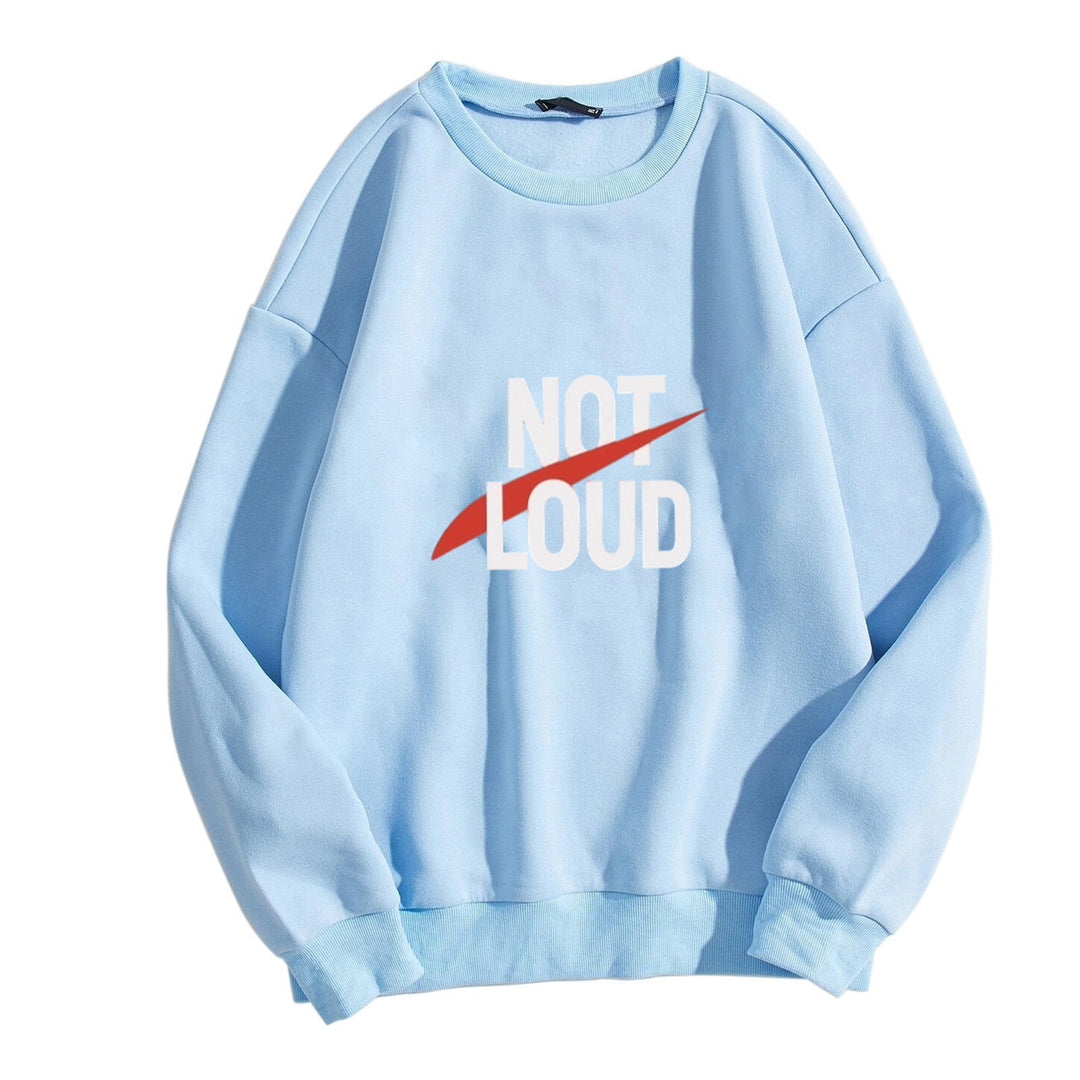 Damegen Sweatshirt med kreativt påskrift Skjora