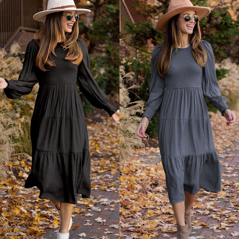 Dame Maxi Kjole i Boho Stil