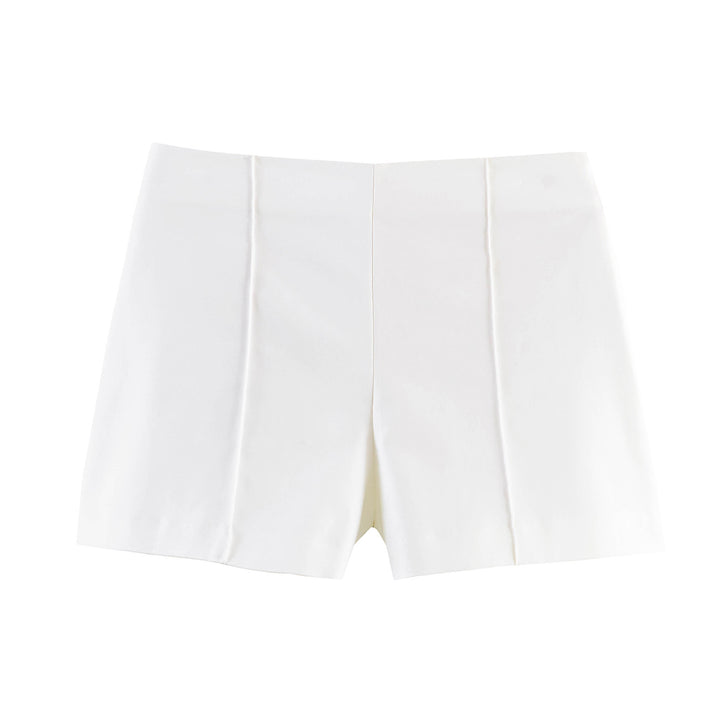 Dame elegante shorts med moderne plissee-detaljer Skjora