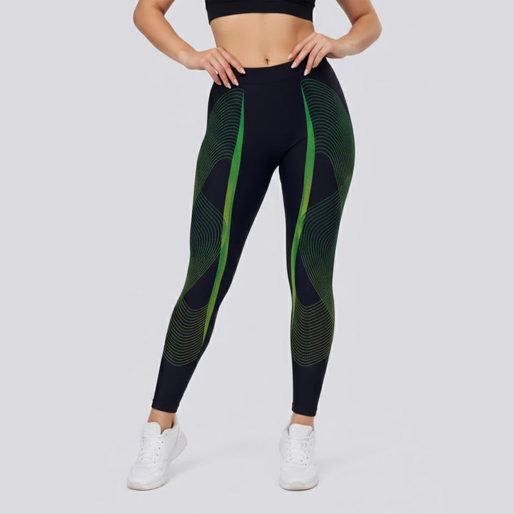 Damen Sportlegging mit stilvollem grafischen Design Skjora