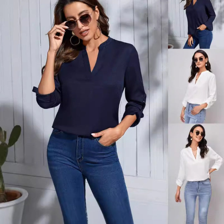 Damer Elegant og moderne bluse skjorte Skjora