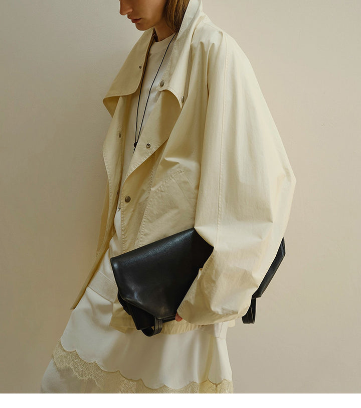 Dame elegant overgangsjakke i oversized snitt Skjora
