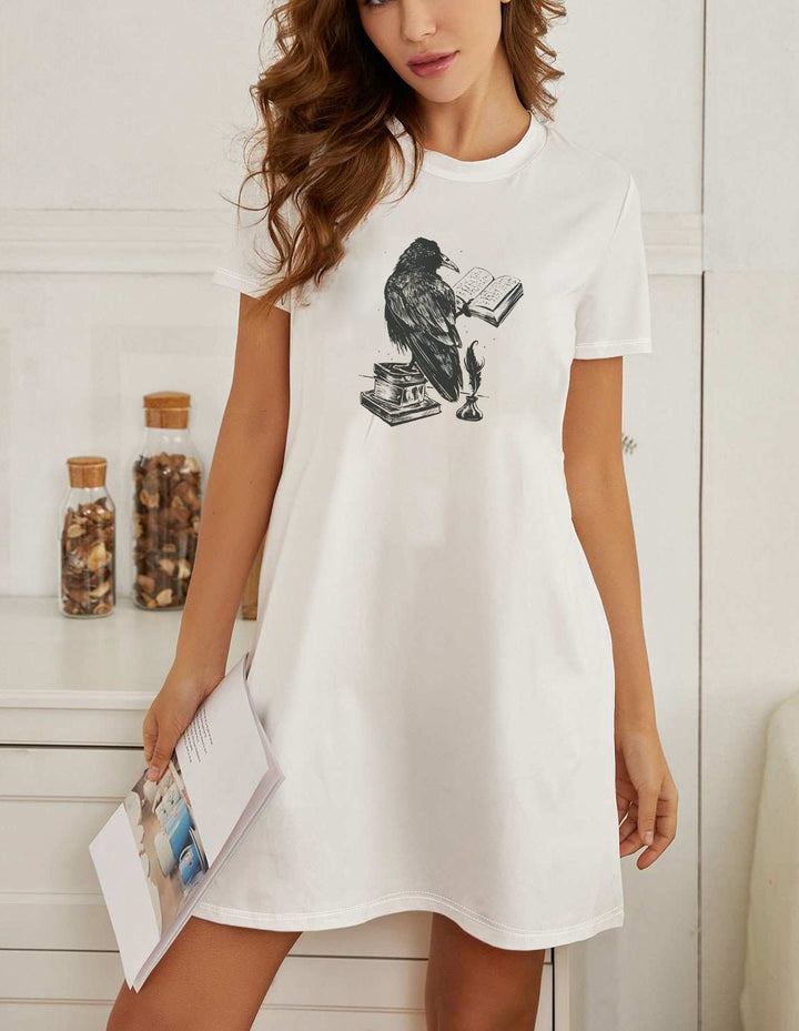 Dame Oversized T-skjorte med inspirerende tekst og iøynefallende grafisk design Skjora