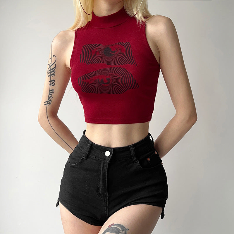 Damer Sporty Crop-Top Skjora