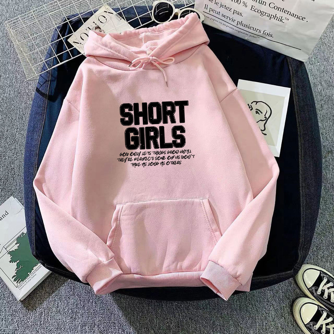 Women's hoodie with eye-catching lettering Skjora