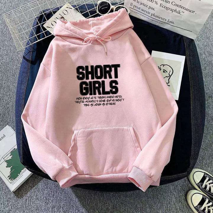 Women's hoodie with eye-catching lettering Skjora