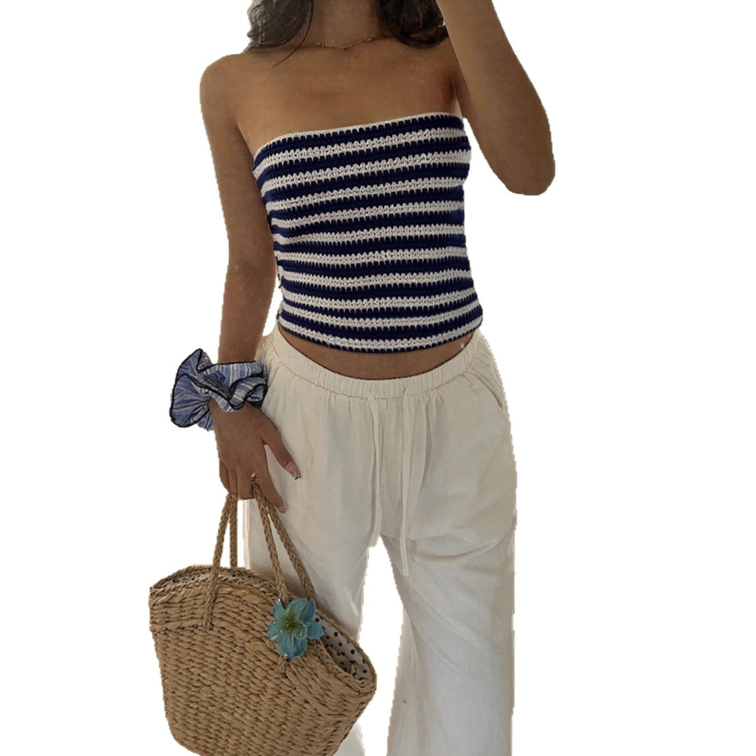 Dame Sommerlig Bustier Top Skjora