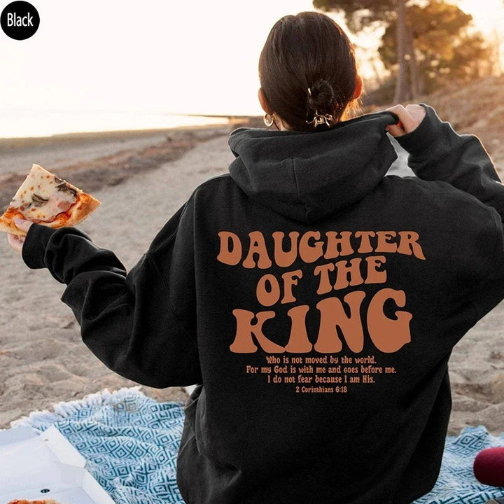 Women's hoodie with motivational lettering Skjora