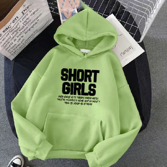 Women's hoodie with eye-catching lettering Skjora