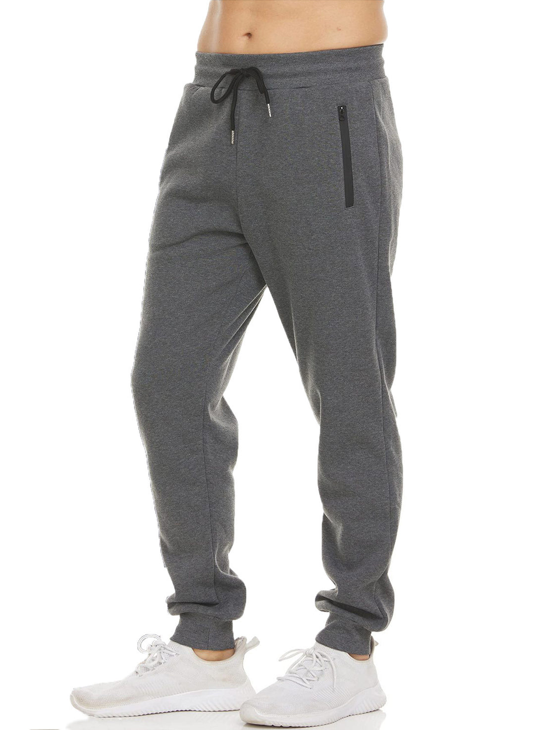 Herre sporty joggebukser med praktiske lommer og elastisk midjebånd Skjora