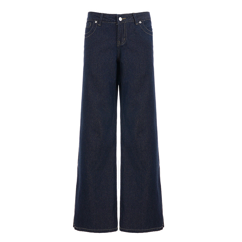 Dame Vide Jeans i avslappet snitt Skjora