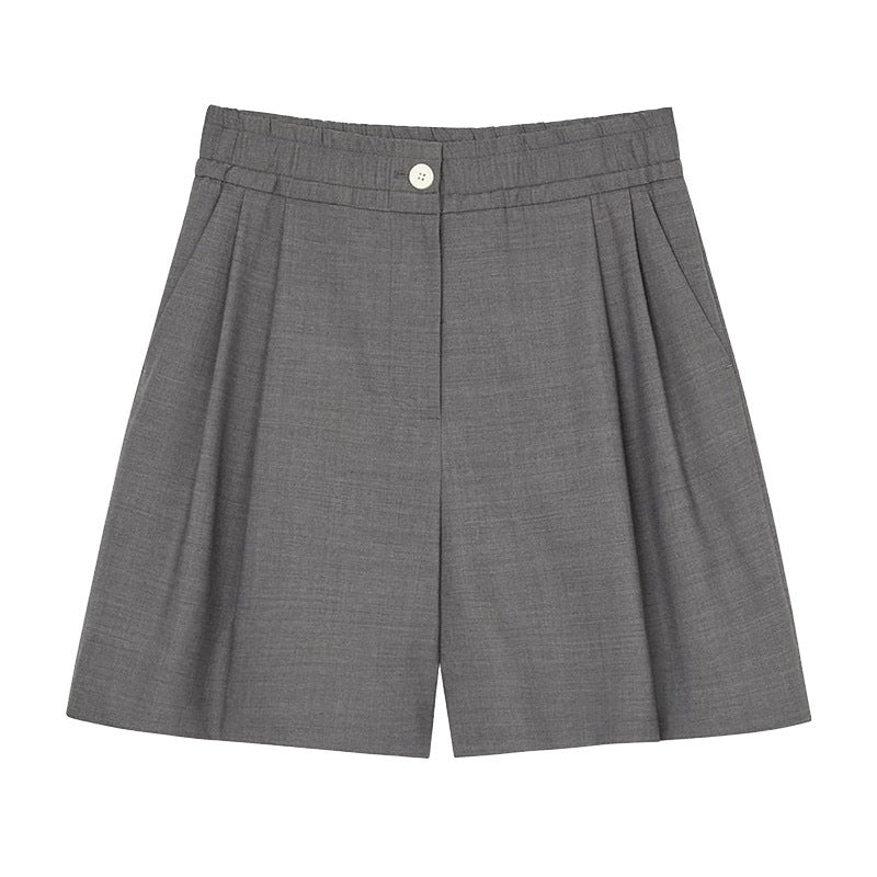 Damer elegante Hotpants med høyt liv og praktiske lommer Skjora