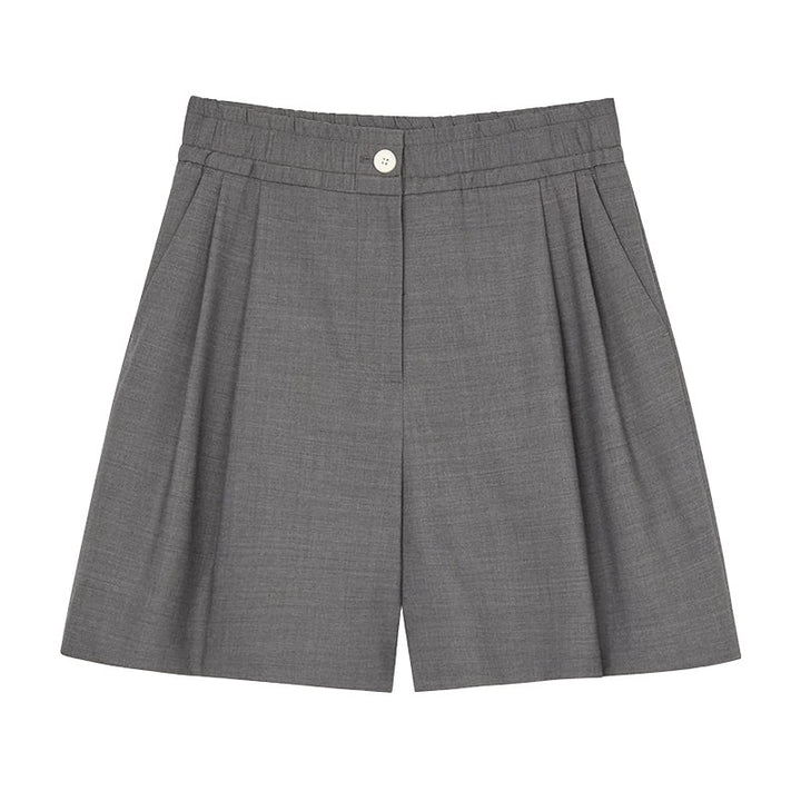 Damer elegante Hotpants med høyt liv og praktiske lommer Skjora
