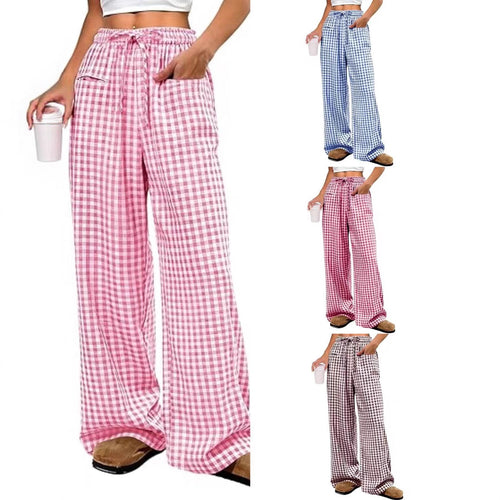 Lett Pantalon for kvinner med snor Skjora