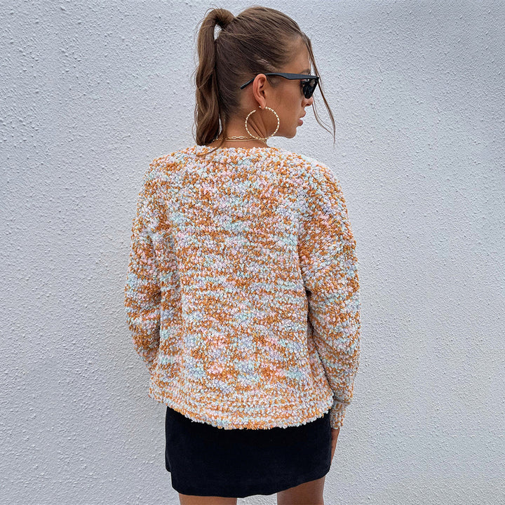 Damer koselig cardigan i moderne boucle design Skjora