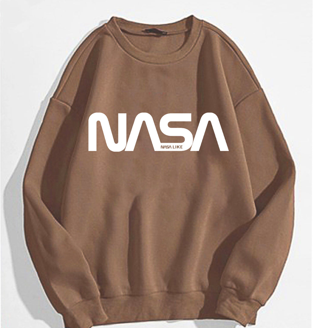 Dame casual sweatshirt med fantastisk NASA-logo Skjora