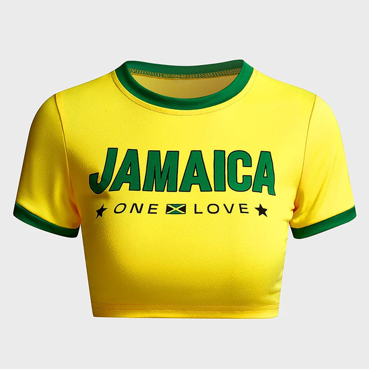 Damer sporty T-skjorte med avslappet London-print Skjora