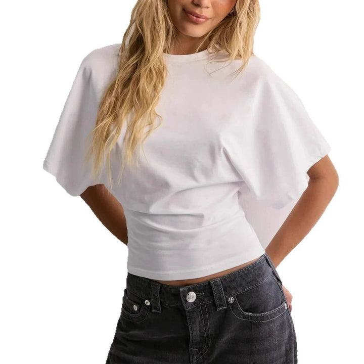 Damer Behagelig Oversized T-skjorte med moderne snitt Skjora