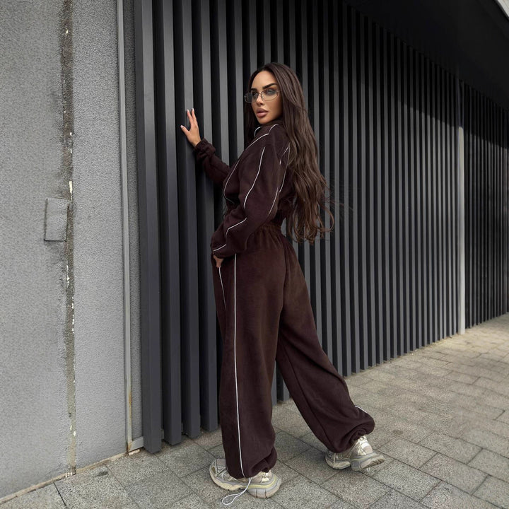 Dame sporty hette-set med løs passform Skjora