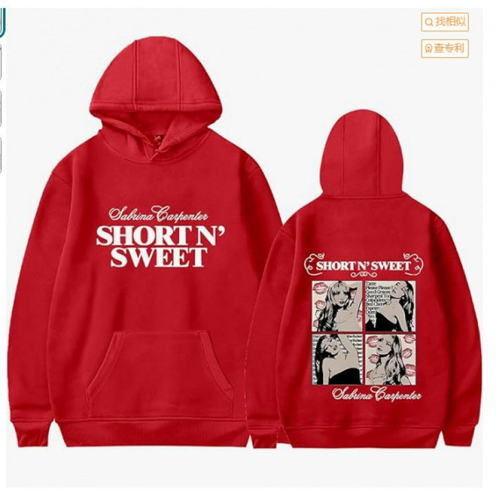 Damehoodie med unikt komisk design og kunstnerisk trykk Skjora