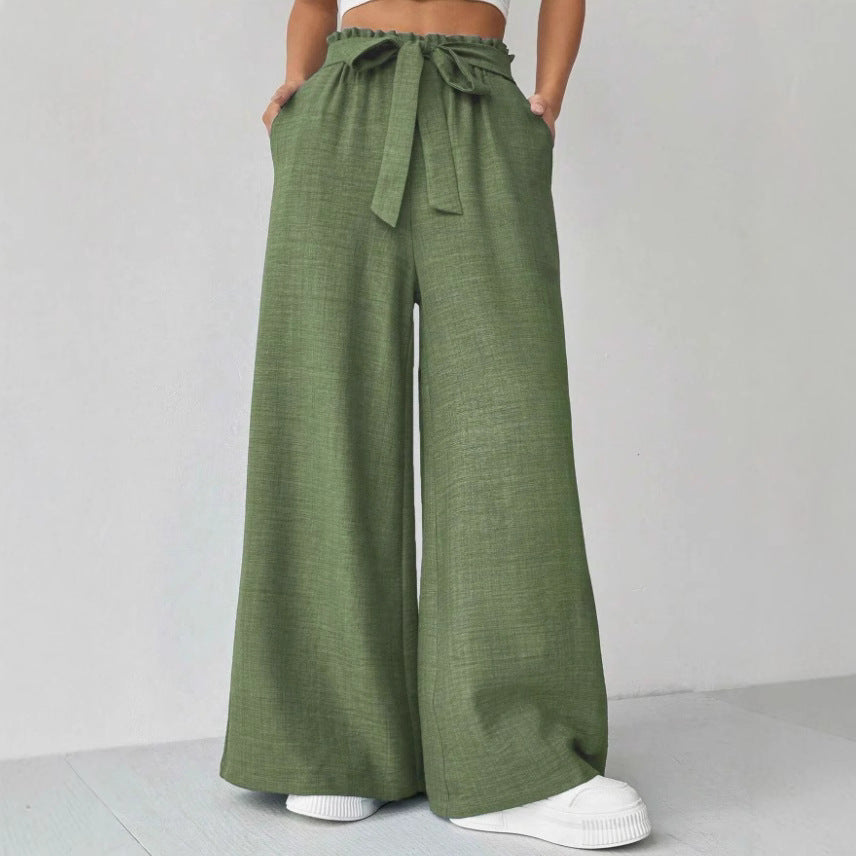 Women Wide Leg Pants Skirt