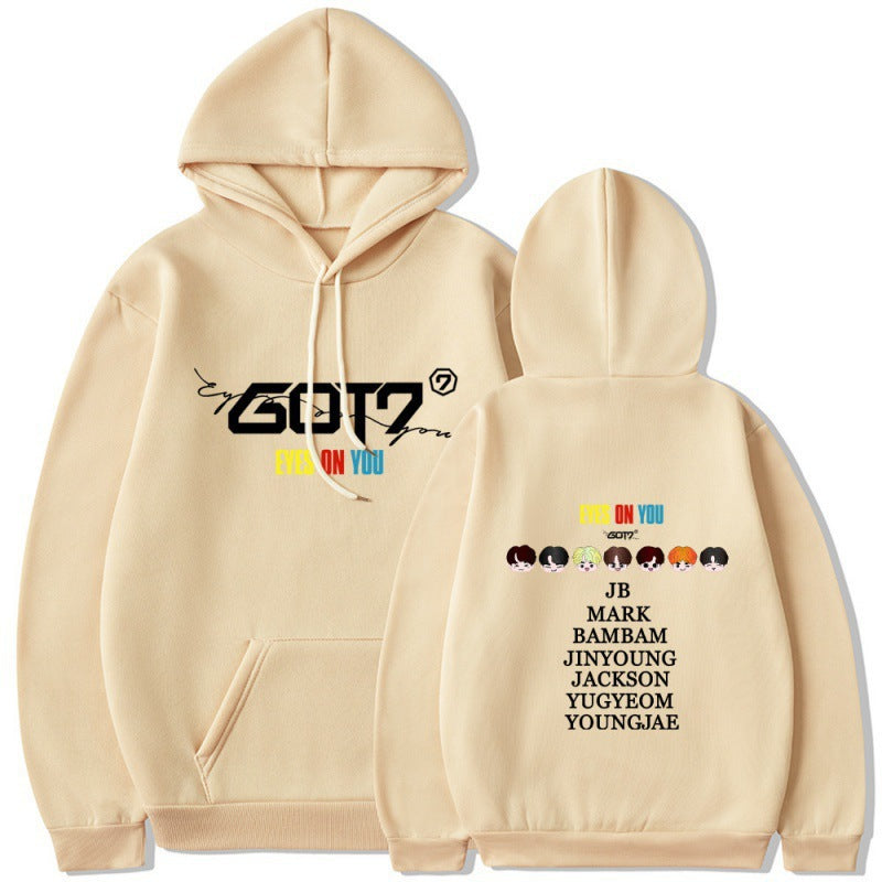 Dame hoodie med unikt GOT7 design og komfortabel passform Skjora