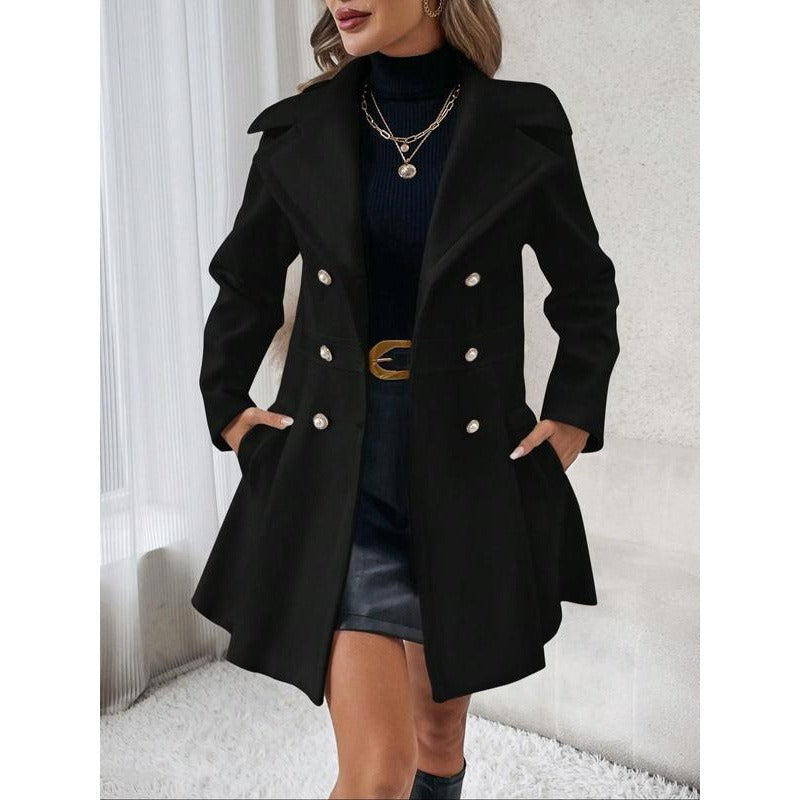 Damer elegant trench coat med skreddersydd snitt Skjora
