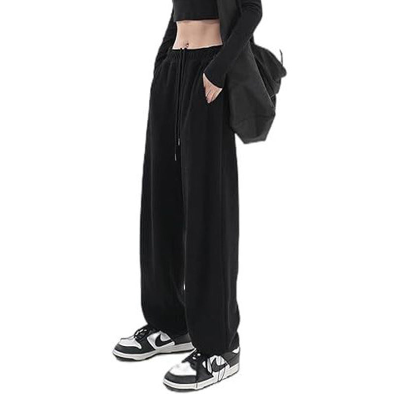 Damer løs sitte leisure bukser laget av mykt sweatshirt materiale med praktiske lommer Skjora