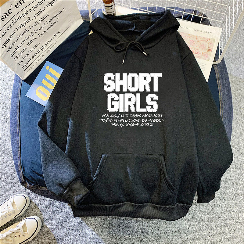 Women's hoodie with eye-catching lettering Skjora