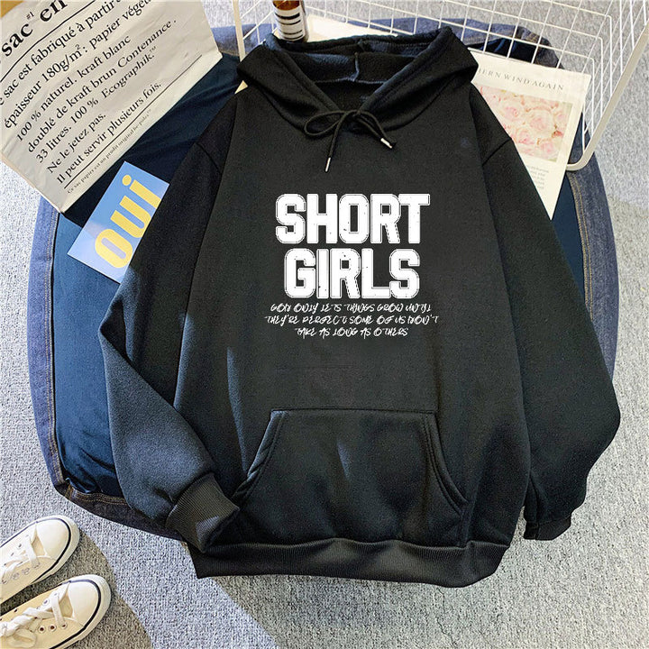Women's hoodie with eye-catching lettering Skjora