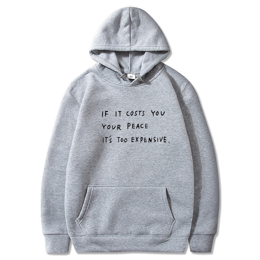 Dame hoodie med inspirerende motiv Skjora
