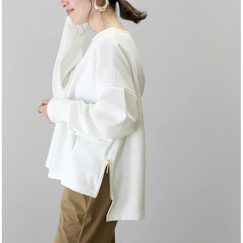 Damer oversized avslappet sweatshirt Skjora