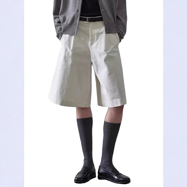 Dame elegante og komfortable vide stoff-shorts Skjora