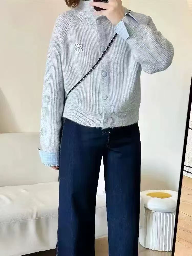 Kvinner Fashionable Cardigan med edle knappdetaljer Skjora