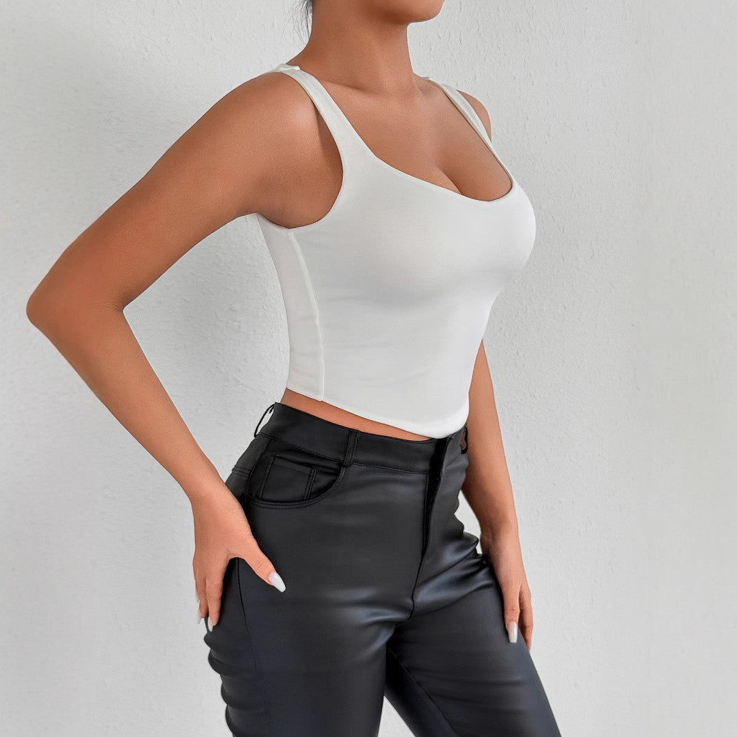 Dame Crop-Top med moderne snitt og komfort Skjora