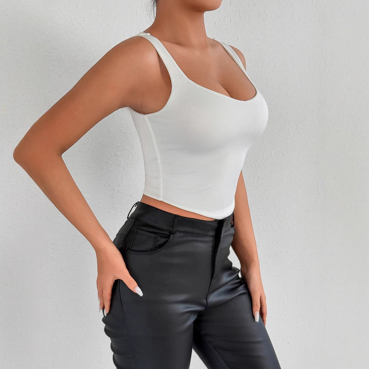 Dame Crop-Top med moderne snitt og komfort Skjora