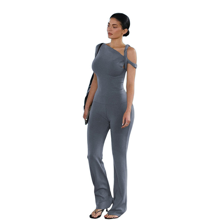 Dame Elegant Eintdeler med asymmetrisk snitt og smakfull detalj Skjora