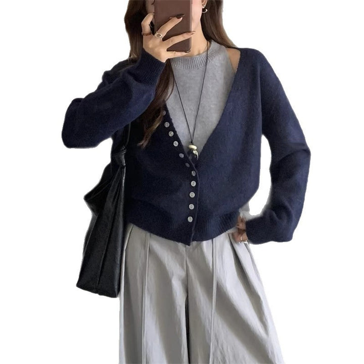 Kvinnes løsstrikket cardigan Skjora