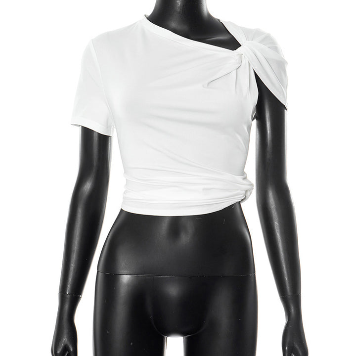 Damer Kortermet Cropped Top Skjora
