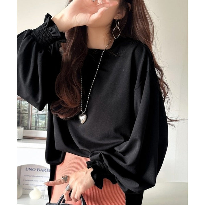 Sweatshirt oversized for kvinner Skjora