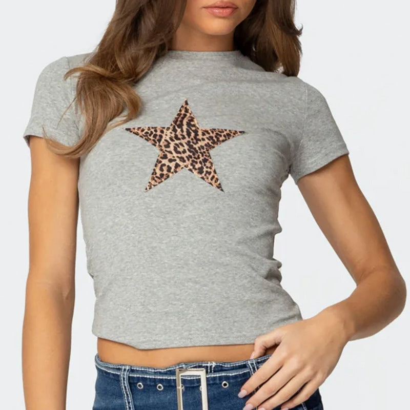 Damer sporty T-skjorte med avslappet London-print Skjora