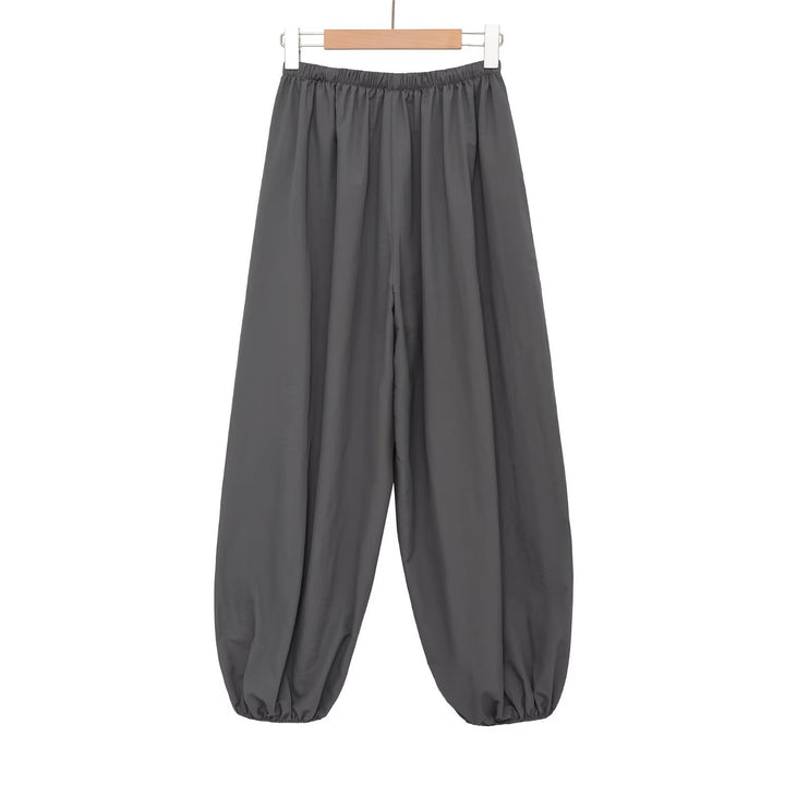 Dame Sporty Sweatpants med elastisk midje og vide ben Skjora