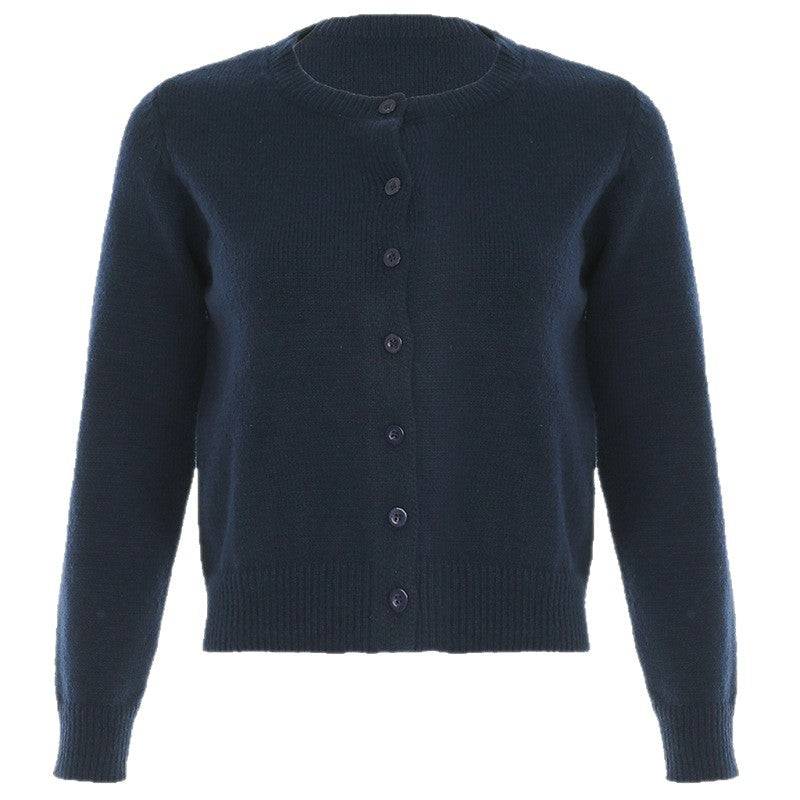 Dame cardigan med fin tekstur og elegante knappdetaljer Skjora